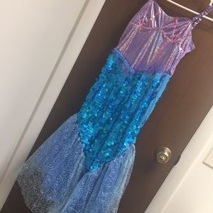 A mermaid Halloween costume